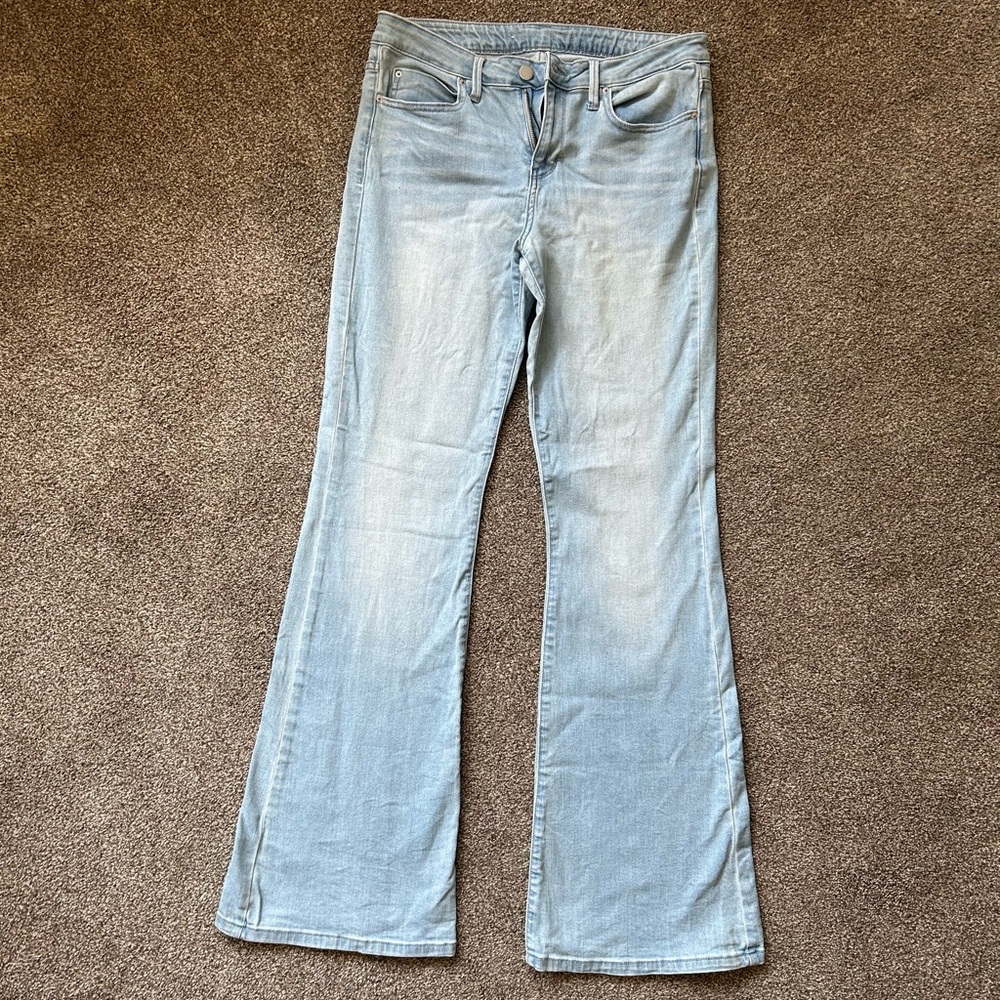 Light Blue Flared Women's Jeans